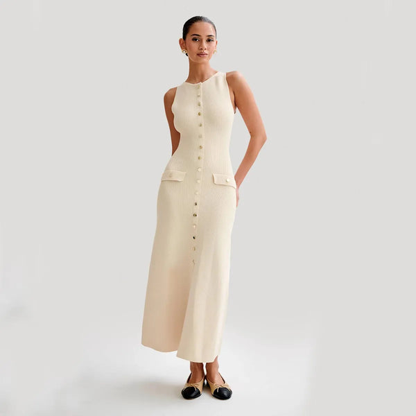 Geneviève — Robe Longue - Apricot