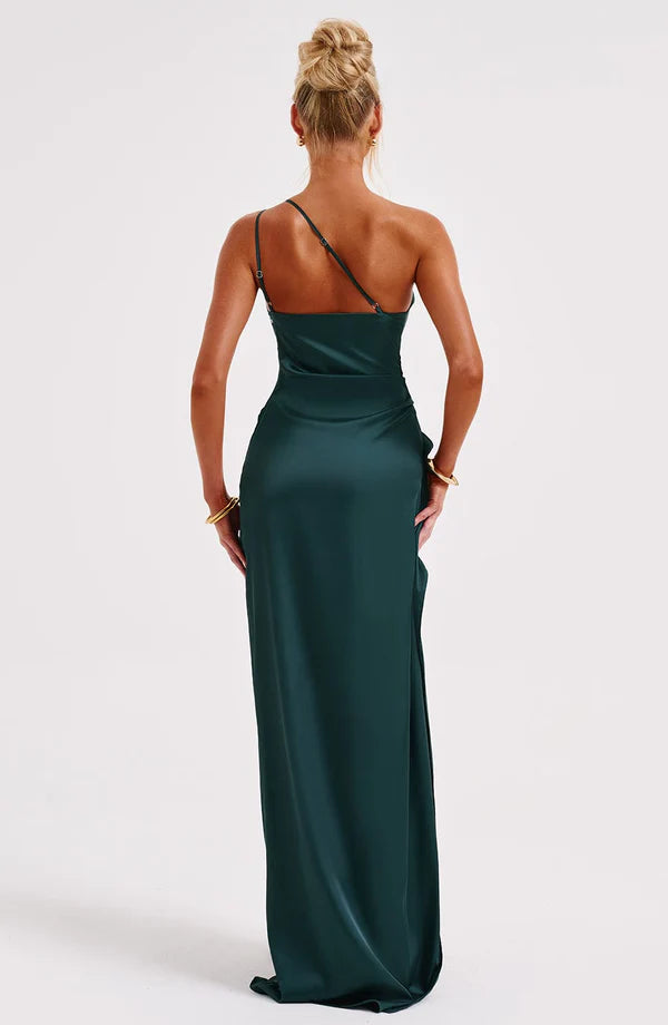 Renée — Robe Longue - Green