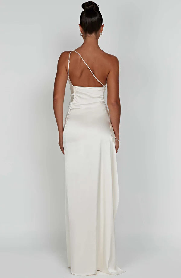 Renée — Robe Longue - White