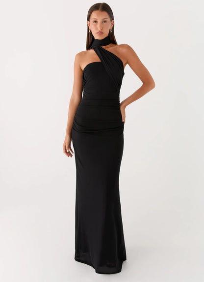 Diane Robe Longue — Noir
