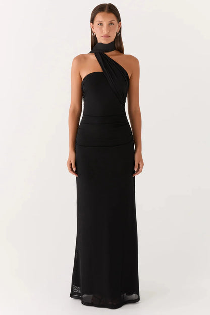 Diane Robe Longue — Noir