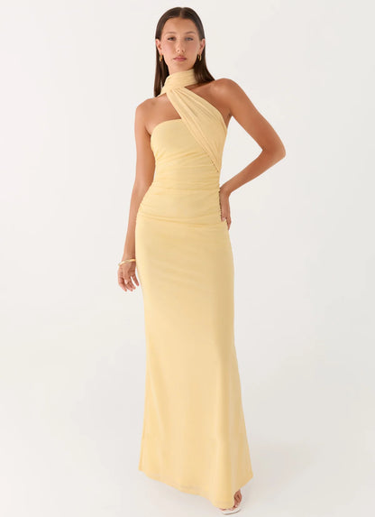 Diane Robe Longue — Jaune