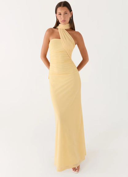 Diane Robe Longue — Jaune