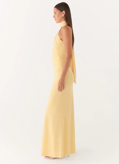 Diane Robe Longue — Jaune