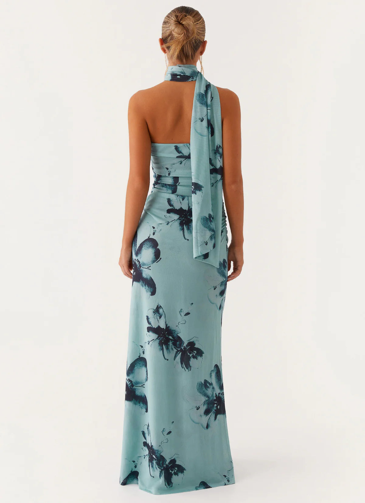 Diane Robe Longue — Bleu