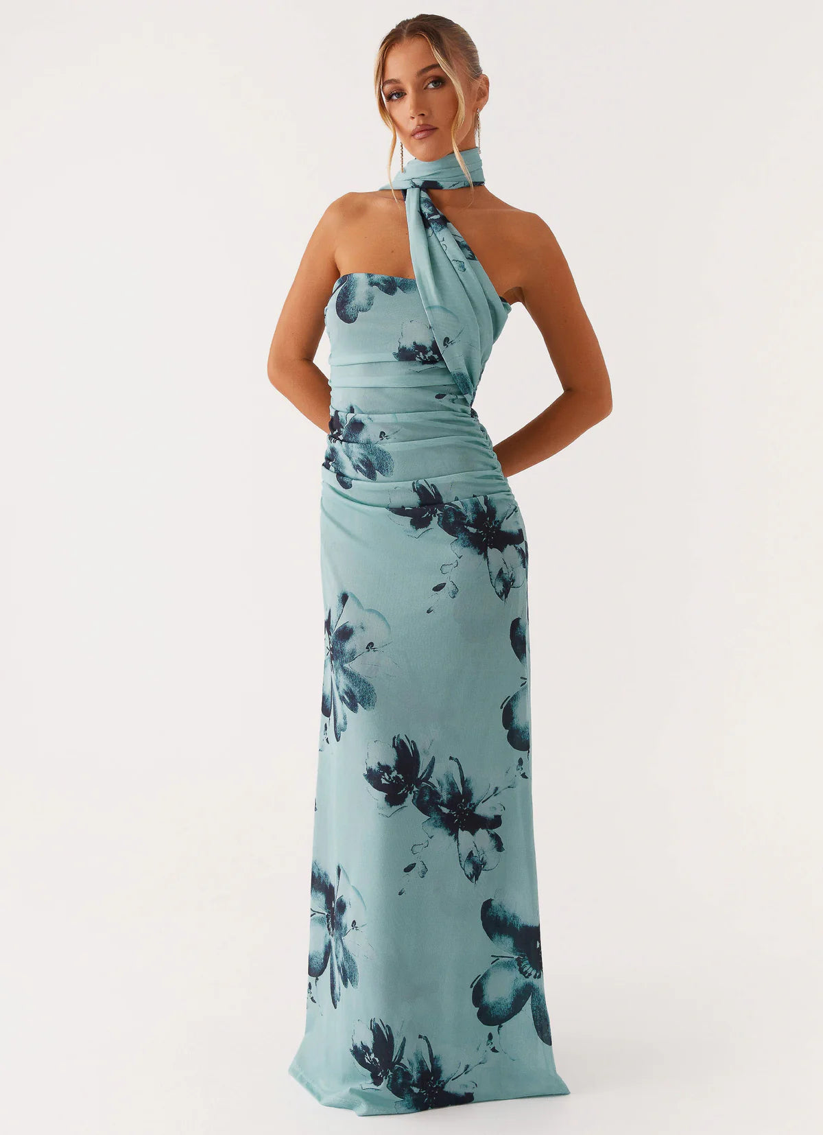Diane Robe Longue — Bleu