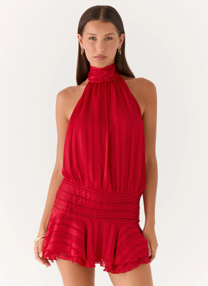 Estelle Robe Courte — Rouge
