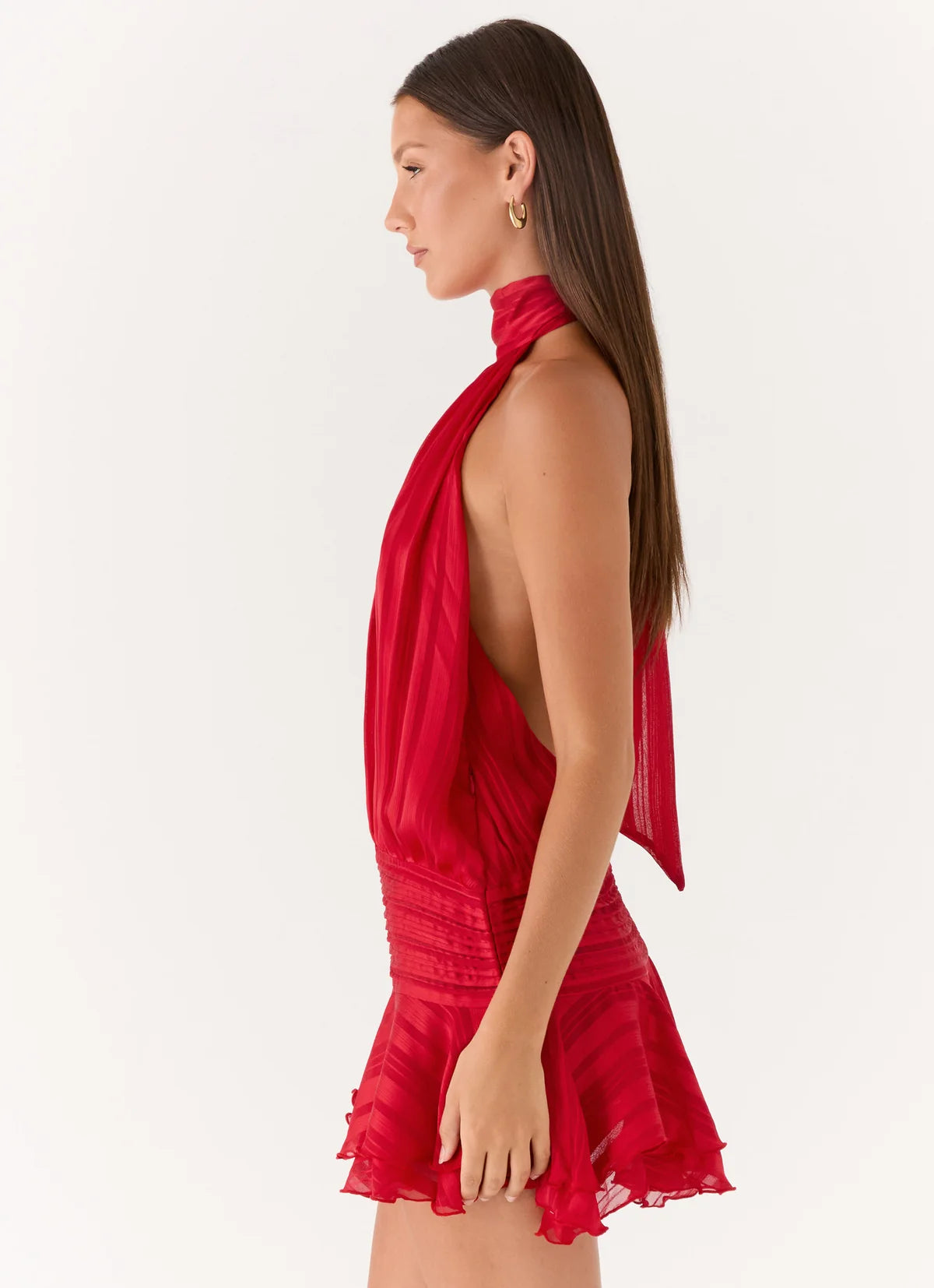 Estelle Robe Courte — Rouge