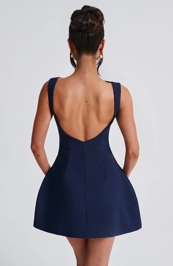 Audrey — Robe Courte - Blue