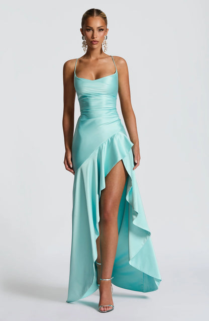 Madeleine Robe Longue — Azur