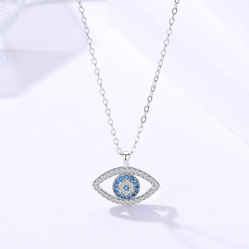 Athéna — Collier Œil Grec Argent 925