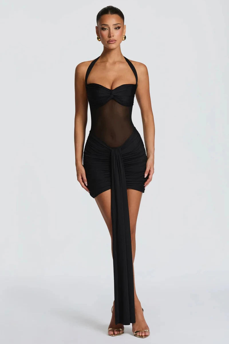 Colette Robe Courte en Noir