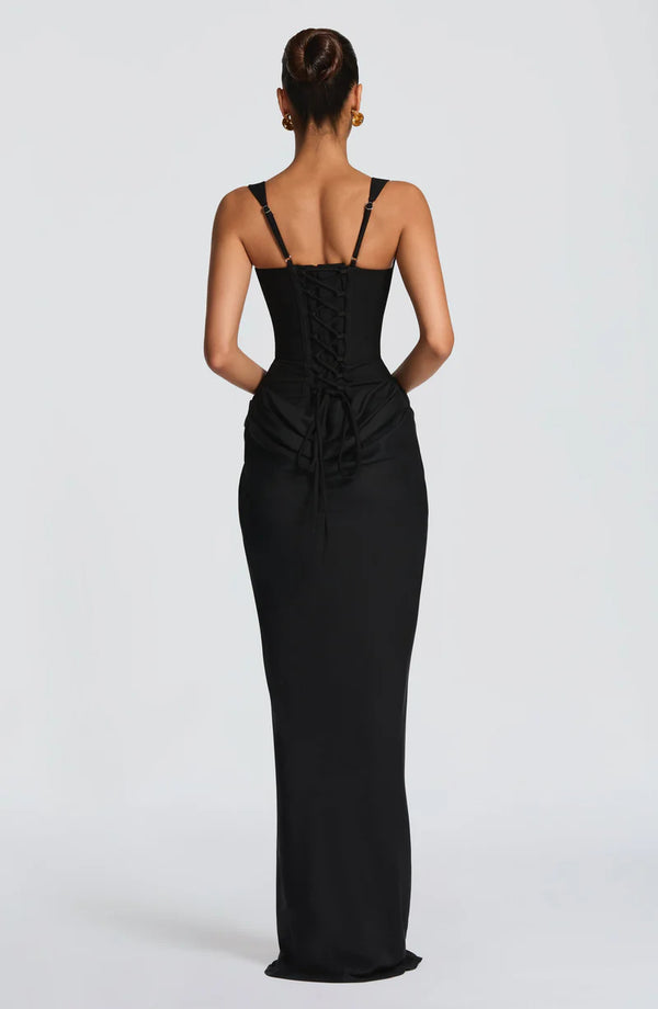 Lisette — Robe Longue - Black
