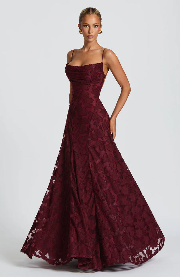 Margot Robes Longues - Wine Red