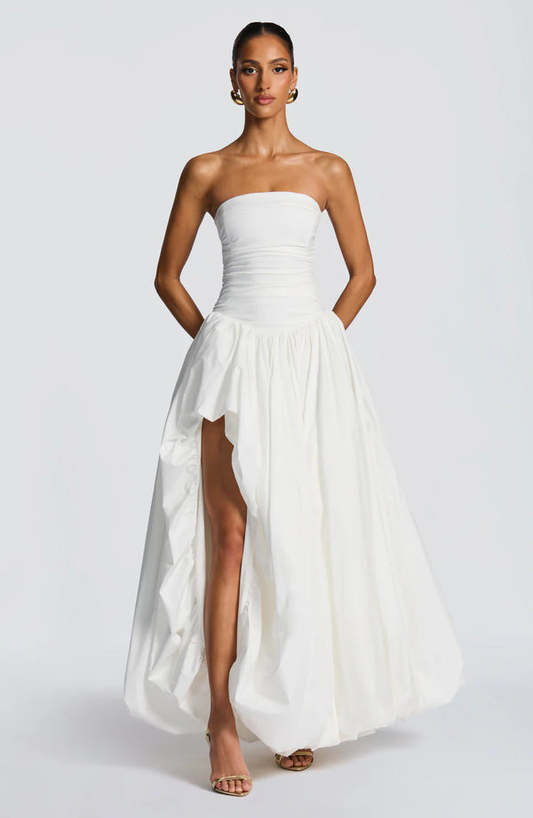 Aurore Robes Longues - White