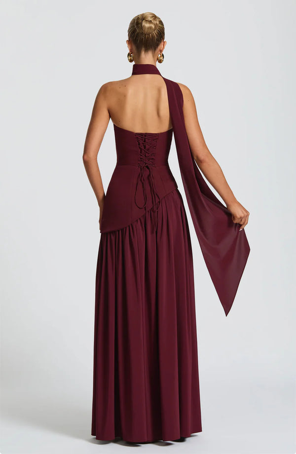 Rosalie — Robe Longue - Cherry