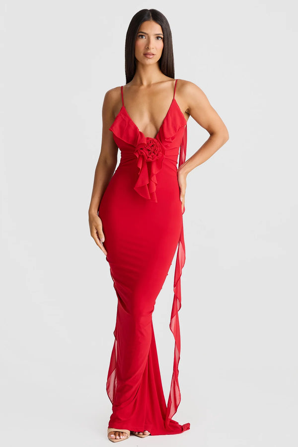 Daphne — Robe Longue - Red