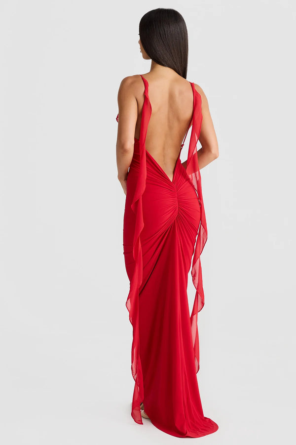 Daphne — Robe Longue - Red