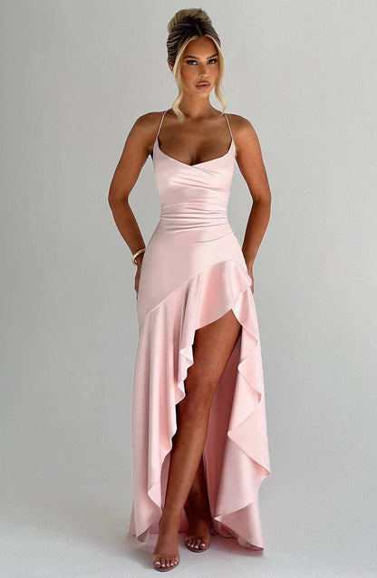 Madeleine Robe Longue — Rose